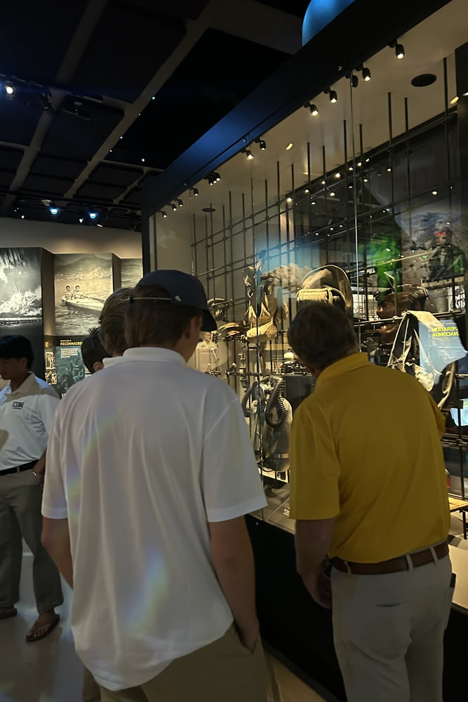 High School Lacrosse Team Field Trip