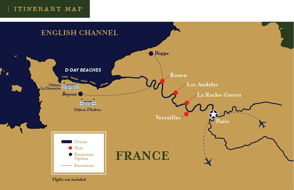 World War II Museum Travel Itinerary Map World War II Museum Travel Itinerary Map